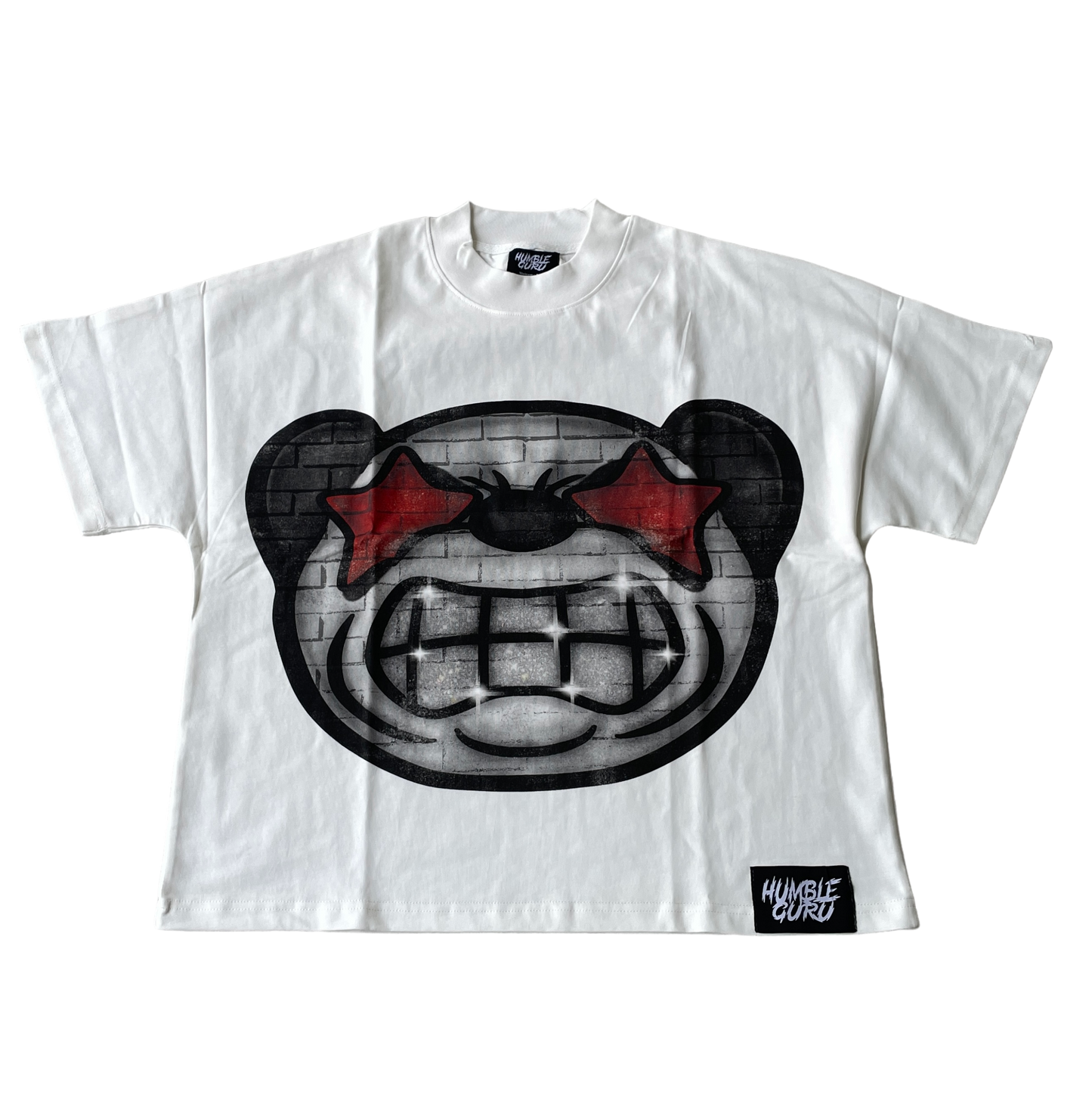 Big Head Panda Quoted Tee (Red)