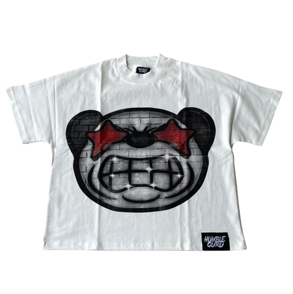 Big Head Panda Quoted Tee (Red)